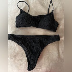 H&M black bikini